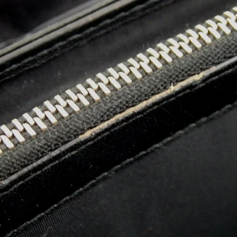 Authentic Christian Dior 25MA 1123 Lady Dior Cannage Stitch Zip Around purse